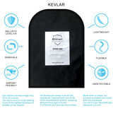 Shindn Lightweight Student Bulletproof Schoolbag NIJ IIIA Bulletproof Plate/Unisex Fashion Bulletproof Backpack for Primary and Secondary School Students/ Ballistic Plate