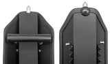Shindn Home Defence Weapons Lightweight Tactical & Self Defense Riot Shield Real, With Tungsten Tip Metal Arm Shield,melee weapons metal shield