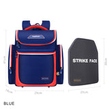 Shindn Lightweight Student Bulletproof Schoolbag NIJ IIIA Bulletproof Plate/Unisex Fashion Bulletproof Backpack for Primary and Secondary School Students/ Ballistic Plate