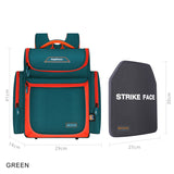 Shindn Lightweight Student Bulletproof Schoolbag NIJ IIIA Bulletproof Plate/Unisex Fashion Bulletproof Backpack for Primary and Secondary School Students/ Ballistic Plate