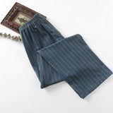 Shindn Men's home casual Trouser Loose and comfortable pure cotton home pants