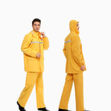 Shindn Unisex Waterproof jackets and pants Extended waterproof clothing PVC raincoat