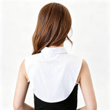 Shindn Women Fake Half Shirts Faux False Collar for Summer Outfits,Fake Collars Detachable Dickey Collar Blouse