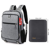 Shindn Student Bulletproof Backpack Computer Bag with USB Charging Interface NIJ III school bag Metal,UHMWPE,ARAMID bulletproof board