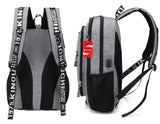 Shindn Student Bulletproof Backpack Computer Bag with USB Charging Interface NIJ IIIA school bag - shindn