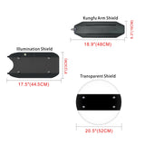 Shindn Home Defence Weapons Lightweight Tactical & Self Defense Riot Shield Real, With Tungsten Tip Metal Arm Shield,melee weapons metal shield