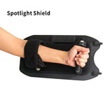 Shindn Aluminum Alloy Metal Shield Lightweight Arm Shield with Window Breaker for Hunting,Safety Protection,Outdoor Adventures and Superhero Cosplay Props