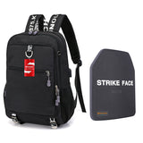 Shindn NIJ IIIA Lightweight bulletproof backpack Ultra-High Molecular Weight Polyethylene ballistic backpack insert kevlar Student school bag - shindn