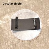 Shindn Aluminum Alloy Metal Shield Lightweight Arm Shield with Window Breaker for Hunting,Safety Protection,Outdoor Adventures and Superhero Cosplay Props