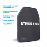 Shindn body armor ar500 lightweight ballistic plate, level IIIa steel plate bulletproof materials, bulletproof vest plates backpack plate