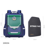 Shindn Lightweight Student Bulletproof Schoolbag NIJ IIIA Bulletproof Plate/Unisex Fashion Bulletproof Backpack for Primary and Secondary School Students/UHMWPE Ballistic Plate