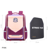 Shindn Lightweight Student Bulletproof Schoolbag NIJ IIIA Bulletproof Plate/Unisex Fashion Bulletproof Backpack for Primary and Secondary School Students/UHMWPE Ballistic Plate