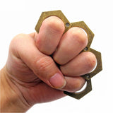Men's Fashion Ring Multifunction  EDC keychain Folding Ring Self defense Anti-Wolf