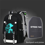 motile commuter backpack shindn bulletproof backpack Unisex commuter backpack Luminous cartoon pattern under armour backpack-shindn