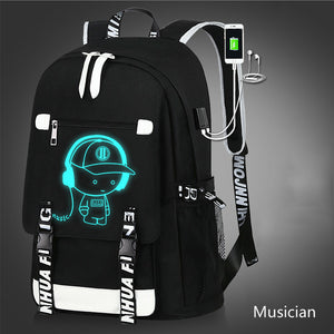 motile commuter backpack shindn bulletproof backpack Unisex commuter backpack Luminous cartoon pattern under armour backpack-shindn