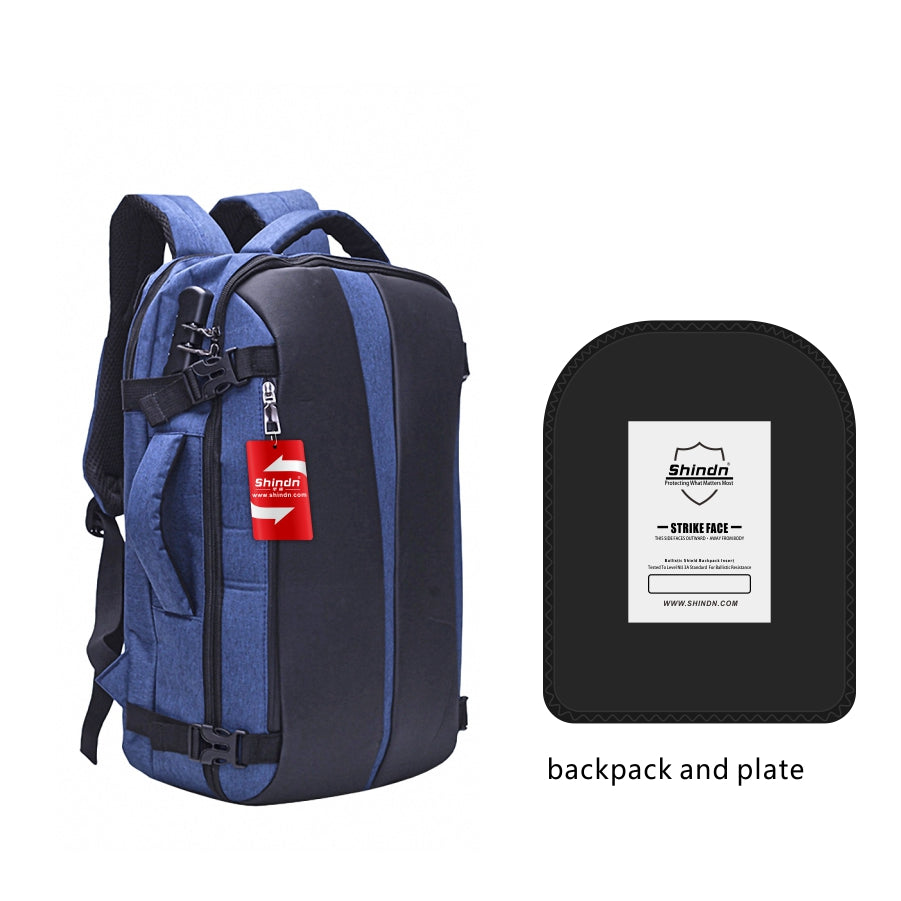 bullet proof college backpack with laptop pocket Fashion outdoor backpacks and school bags for college, Shindn lightweight Bulletproof backpack ARAMID plate