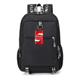 Student Backpack Computer Bag With USB Charging Interface - shindn
